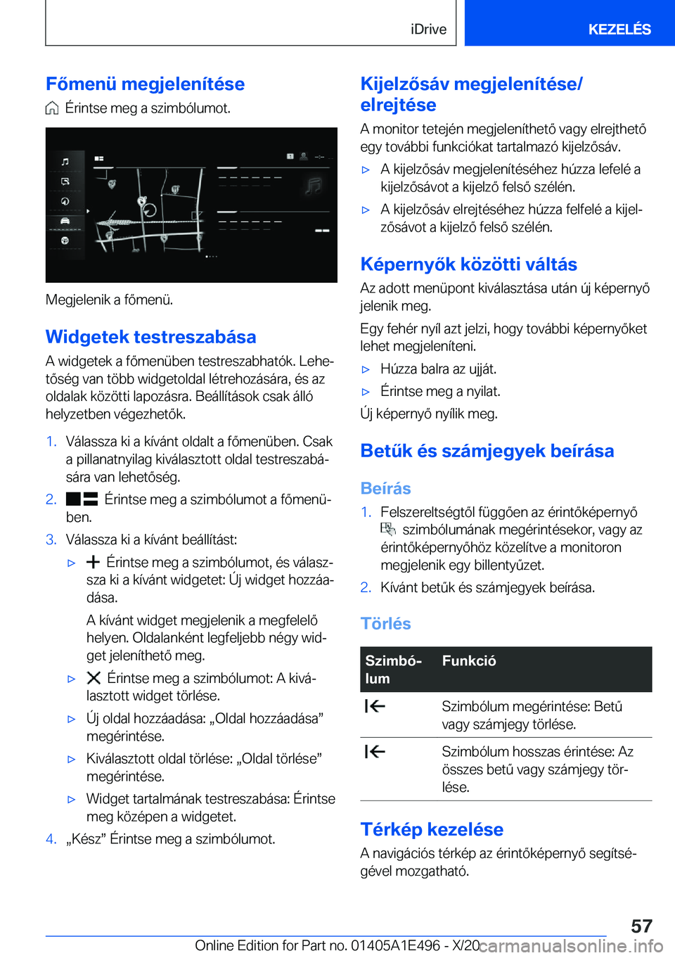 BMW M3 2021  Kezelési útmutató (in Hungarian) �F�