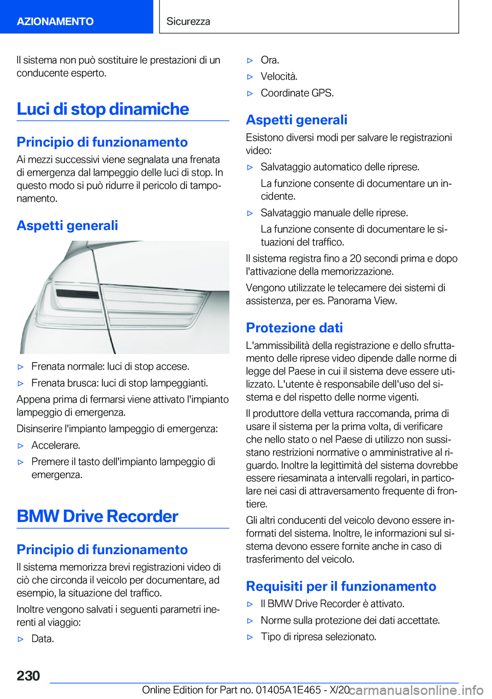BMW M3 2021  Libretti Di Uso E manutenzione (in Italian) �I�l��s�i�s�t�e�m�a��n�o�n��p�u�