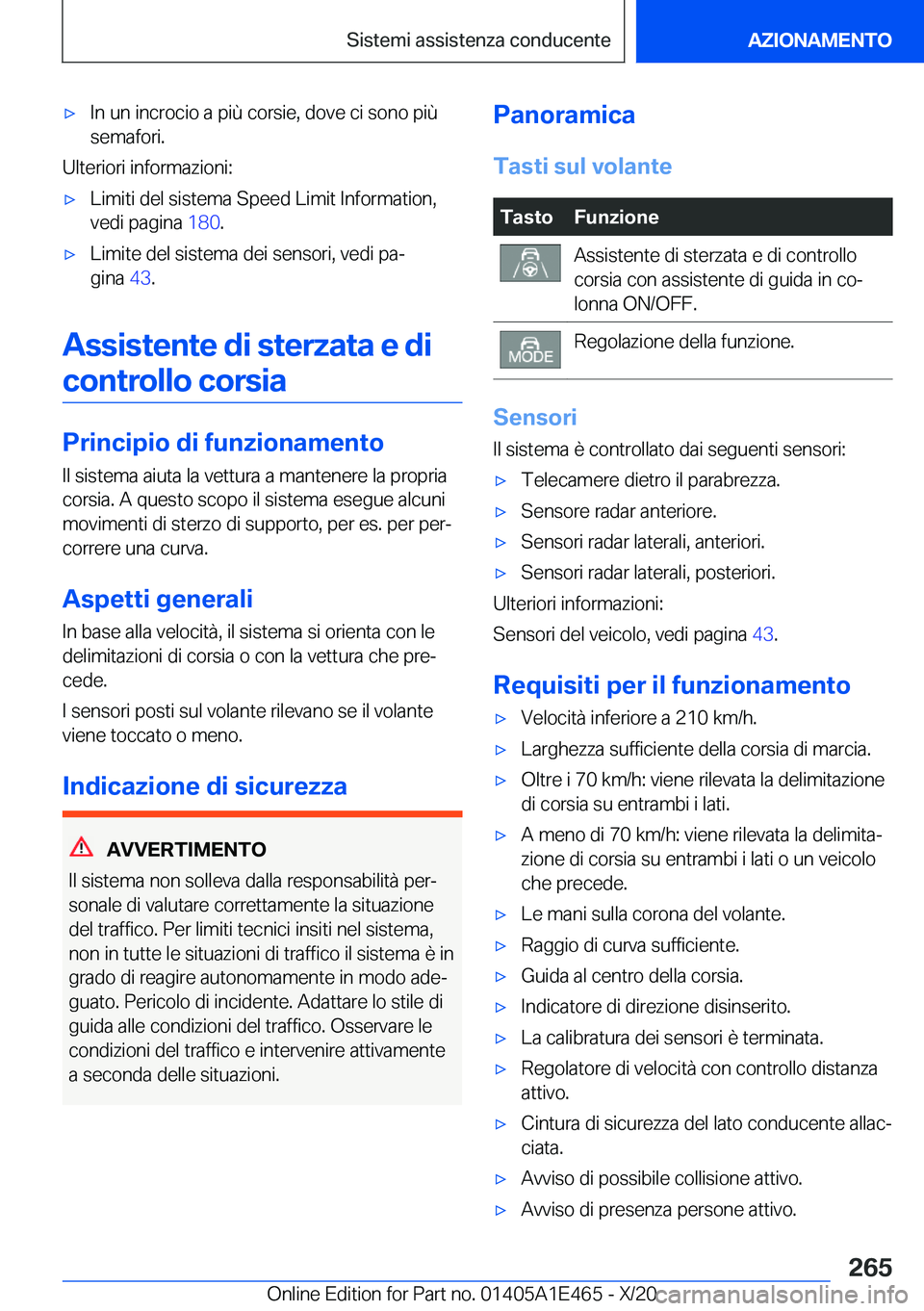BMW M3 2021  Libretti Di Uso E manutenzione (in Italian) 'x�I�n��u�n��i�n�c�r�o�c�i�o��a��p�i�