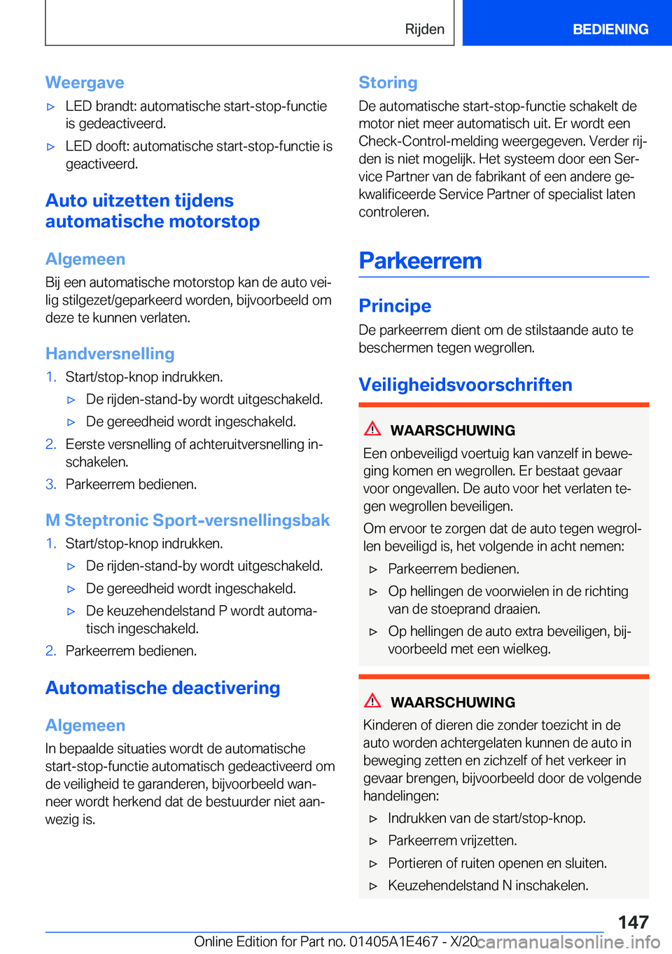 BMW M3 2021  Instructieboekjes (in Dutch) �W�e�e�r�g�a�v�e'x�L�E�D��b�r�a�n�d�t�:��a�u�t�o�m�a�t�i�s�c�h�e��s�t�a�r�t�-�s�t�o�p�-�f�u�n�c�t�i�e�i�s��g�e�d�e�a�c�t�i�v�e�e�r�d�.'x�L�E�D��d�o�o�f�t�:��a�u�t�o�m�a�t�i�s�c�h�e��s�t