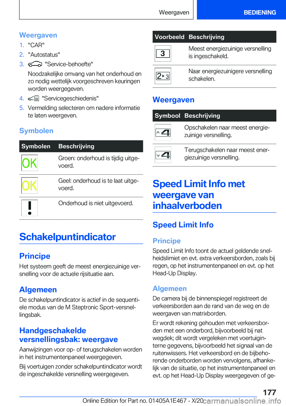 BMW M3 2021  Instructieboekjes (in Dutch) �W�e�e�r�g�a�v�e�n�1�.��C�A�R��2�.��A�u�t�o�s�t�a�t�u�s��3�.����S�e�r�v�i�c�e�-�b�e�h�o�e�f�t�e�
�N�o�o�d�z�a�k�e�l�i�j�k�e��o�m�v�a�n�g��v�a�n��h�e�t��o�n�d�e�r�h�o�u�d��e�n
�z�o��n�o�d
