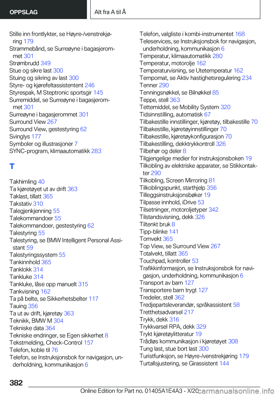 BMW M3 2021  InstruksjonsbØker (in Norwegian) �S�t�i�l�l�e��i�n�n��f�r�o�n�t�l�y�k�t�e�r�,��s�e��H�