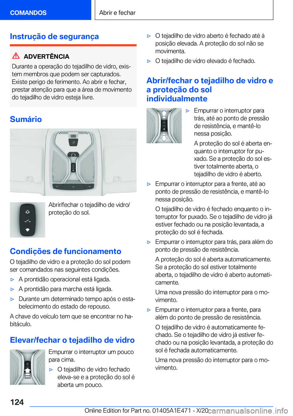 BMW M3 2021  Manual do condutor (in Portuguese) �I�n�s�t�r�u�