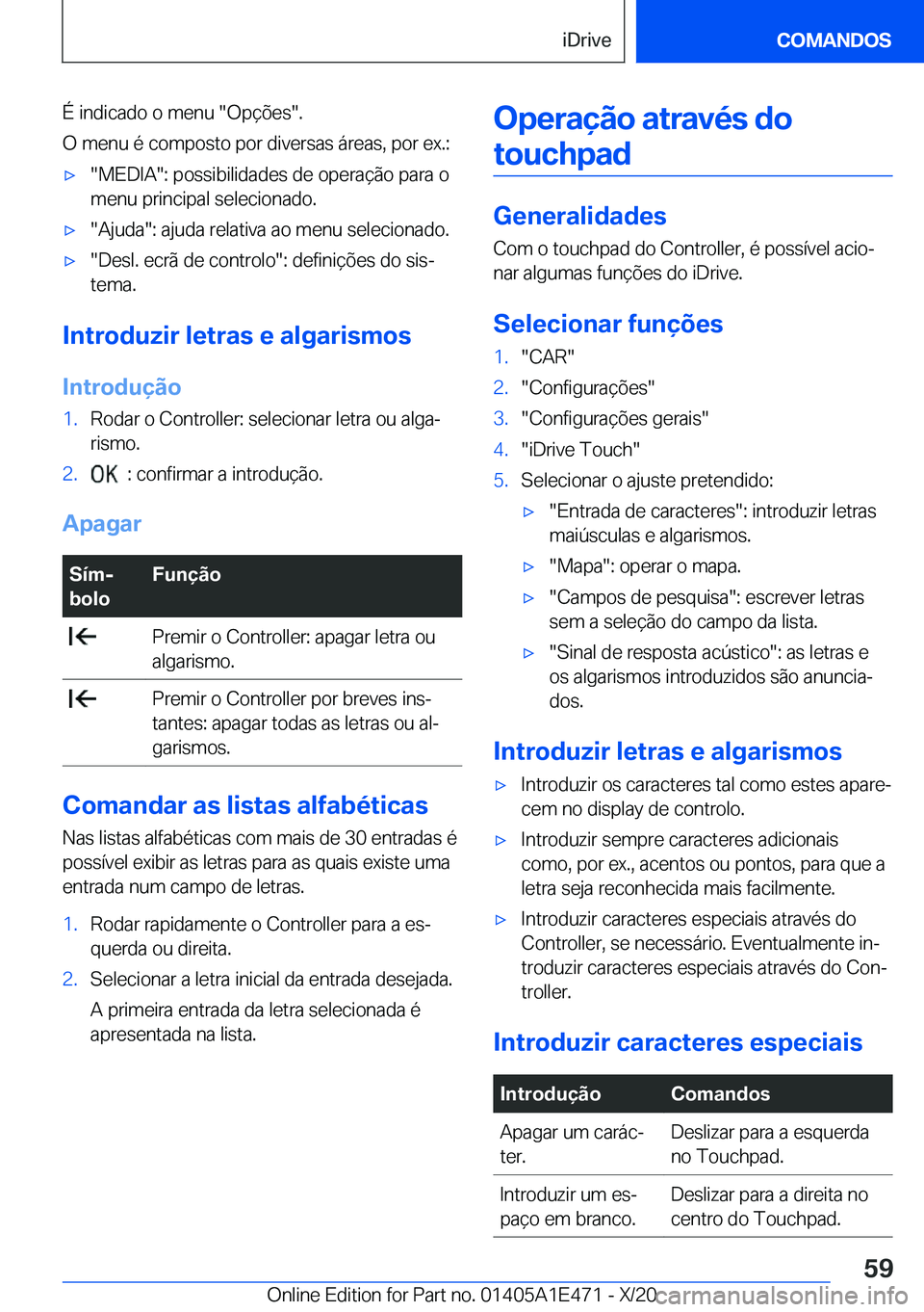 BMW M3 2021  Manual do condutor (in Portuguese) �