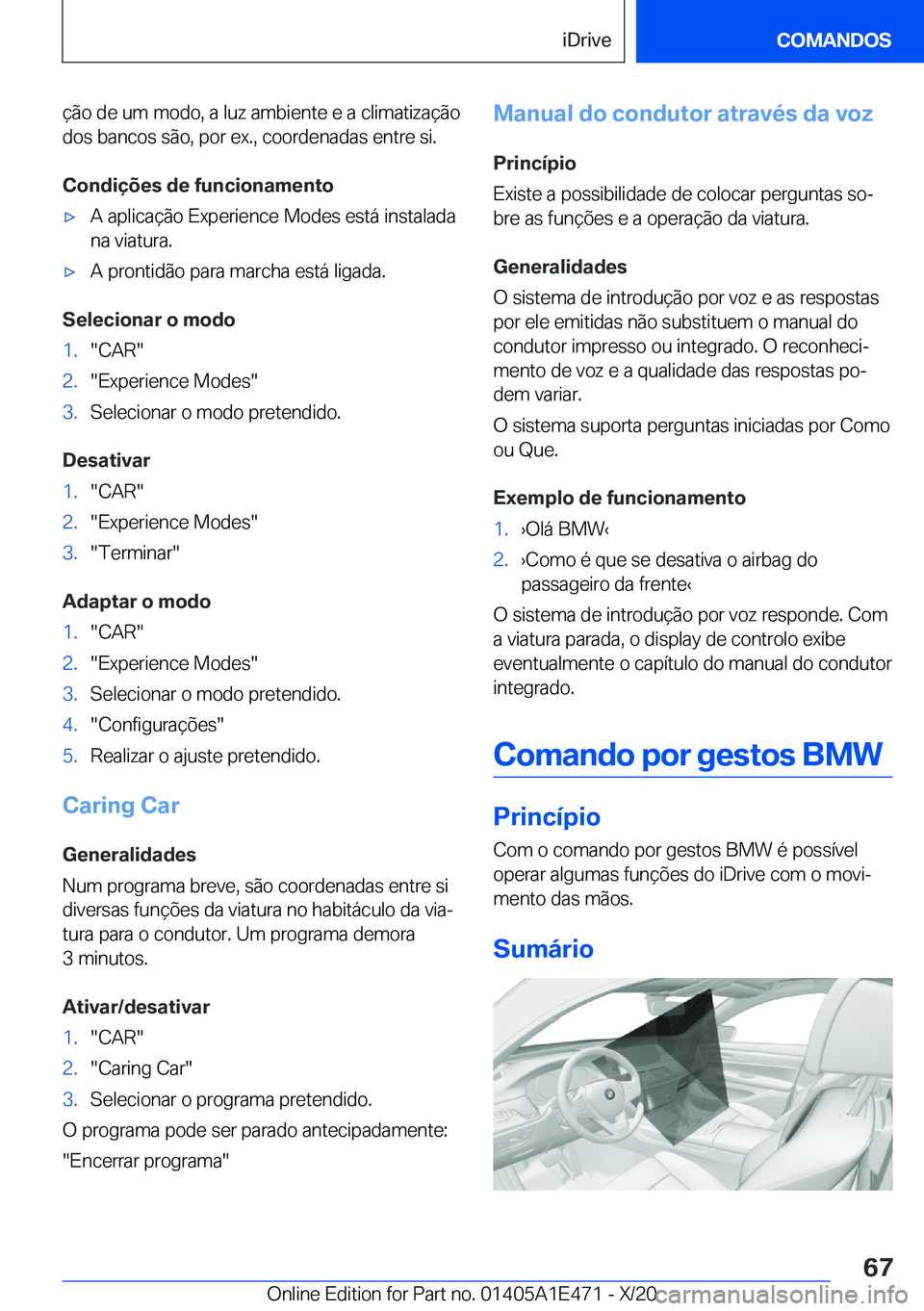 BMW M3 2021  Manual do condutor (in Portuguese) �