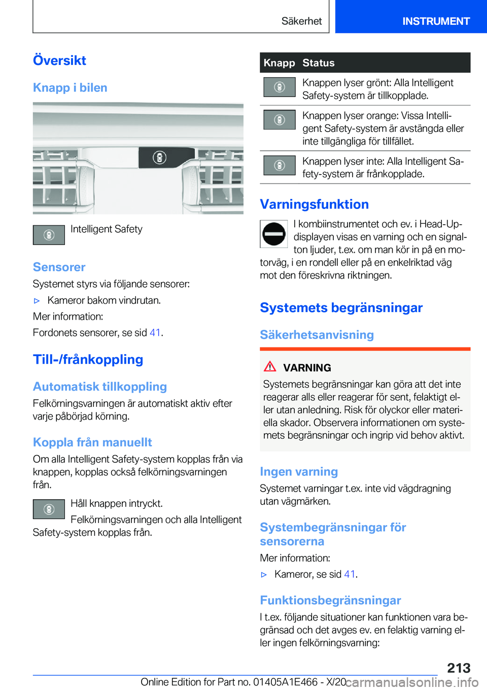 BMW M3 2021  InstruktionsbÖcker (in Swedish) �