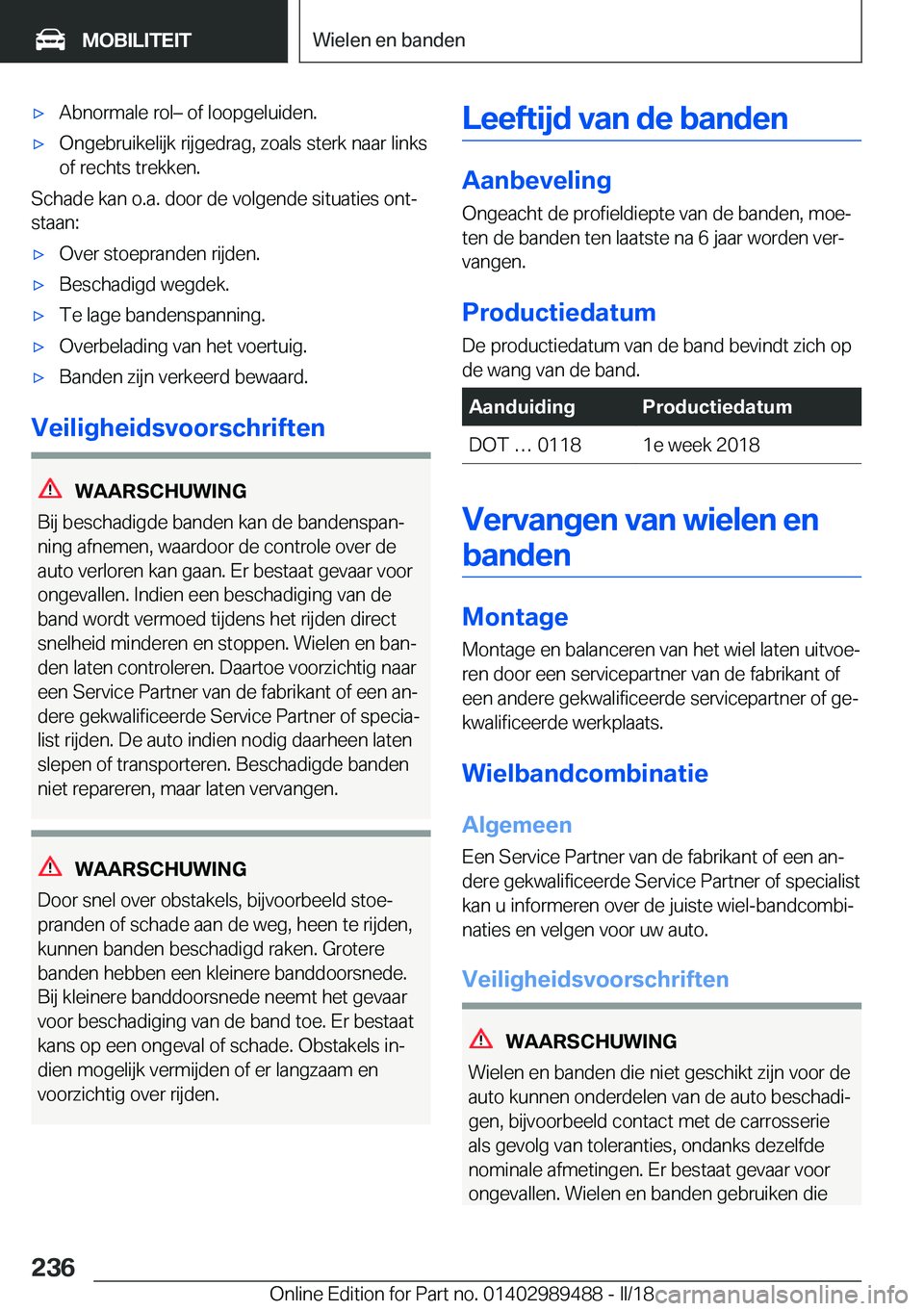 BMW M3 2018  Instructieboekjes (in Dutch) 'x�A�b�n�o�r�m�a�l�e� �r�o�lm� �o�f� �l�o�o�p�g�e�l�u�i�d�e�n�.'x�O�n�g�e�b�r�u�i�k�e�l�i�j�k� �r�i�j�g�e�d�r�a�g�,� �z�o�a�l�s� �s�t�e�r�k� �n�a�a�r� �l�i�n�k�s
�o�f� �r�e�c�h�t�s� �t�r�e�k�