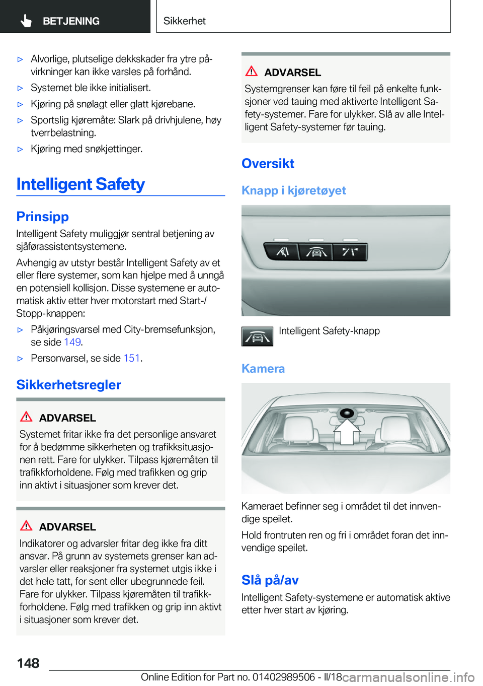BMW M3 2018  InstruksjonsbØker (in Norwegian) 'x�A�l�v�o�r�l�i�g�e�,� �p�l�u�t�s�e�l�i�g�e� �d�e�k�k�s�k�a�d�e�r� �f�r�a� �y�t�r�e� �p�åj
�v�i�r�k�n�i�n�g�e�r� �k�a�n� �i�k�k�e� �v�a�r�s�l�e�s� �p�å� �f�o�r�h�å�n�d�.'x�S�y�s�t�e�m�e�t