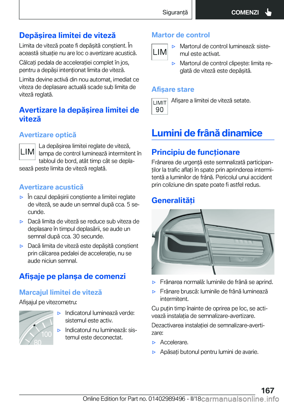 BMW M3 2018  Ghiduri De Utilizare (in Romanian) �D�e�p�
