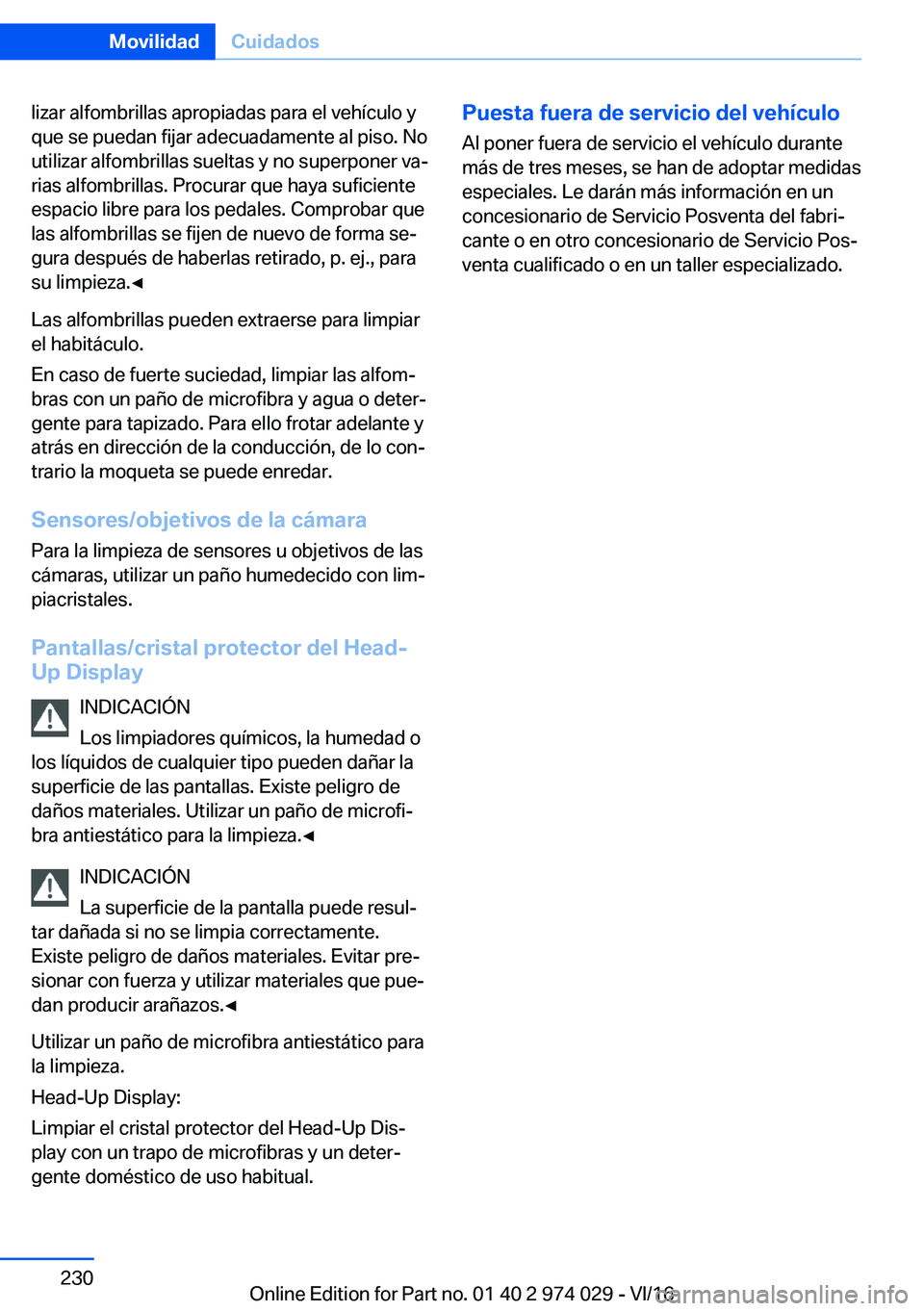 BMW M3 2017  Manuales de Empleo (in Spanish) �l�i�z�a�r� �a�l�f�o�m�b�r�i�l�l�a�s� �a�p�r�o�p�i�a�d�a�s� �p�a�r�a� �e�l� �v�e�h�