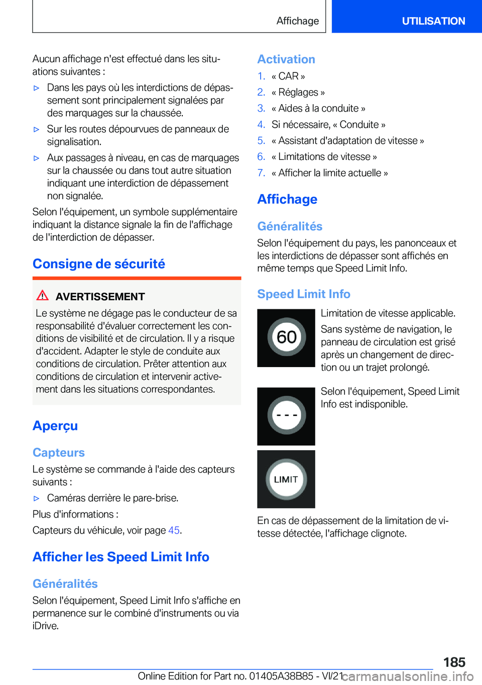 BMW M4 2022  Notices Demploi (in French) �A�u�c�u�n��a�f�f�i�c�h�a�g�e��n�'�e�s�t��e�f�f�e�c�t�u�é��d�a�n�s��l�e�s��s�i�t�uj
�a�t�i�o�n�s��s�u�i�v�a�n�t�e�s��:'x�D�a�n�s��l�e�s��p�a�y�s��o�