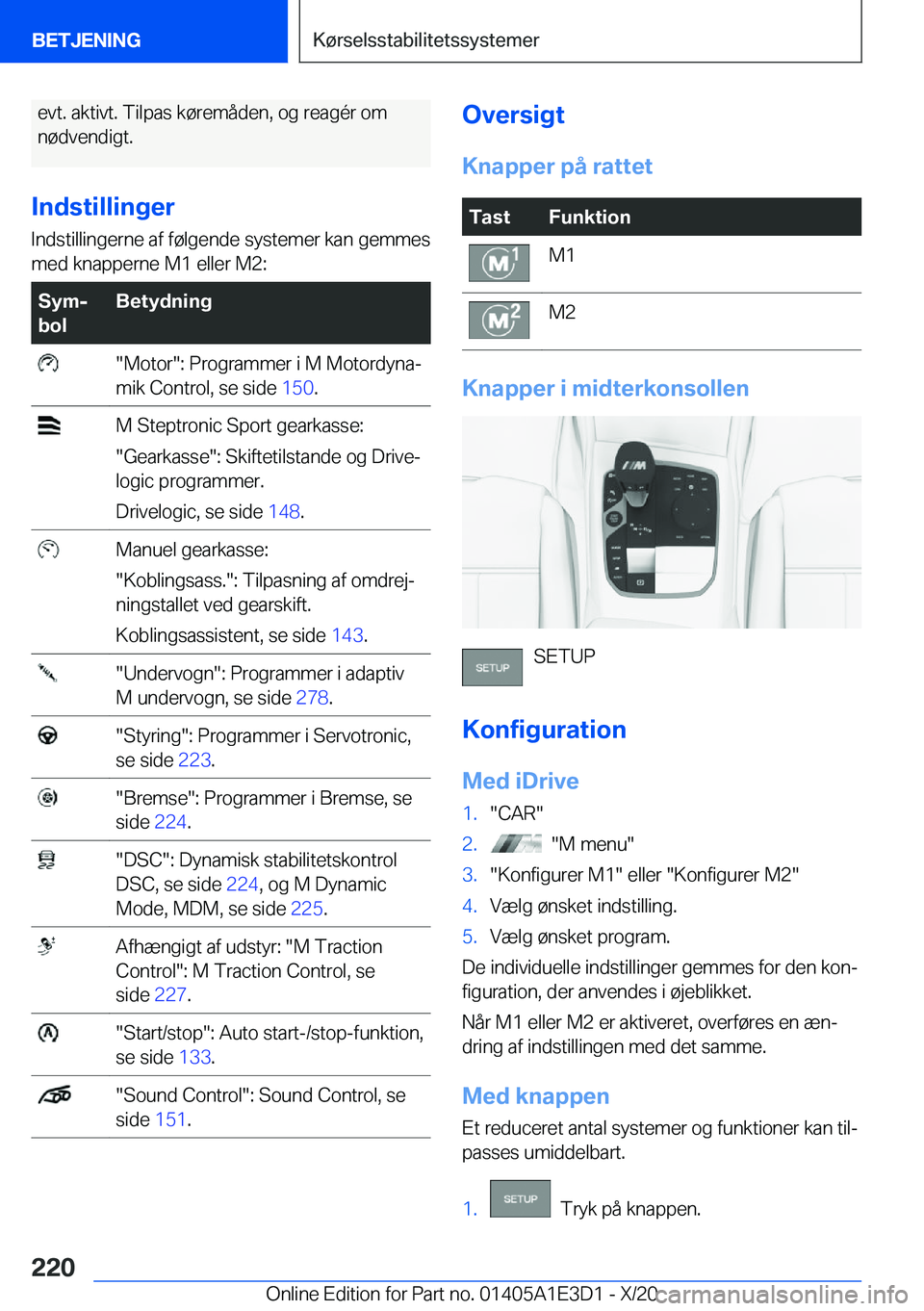 BMW M4 2021  InstruktionsbØger (in Danish) �e�v�t�.��a�k�t�i�v�t�.��T�i�l�p�a�s��k�