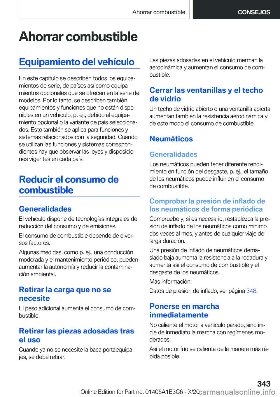 BMW M4 2021  Manuales de Empleo (in Spanish) �A�h�o�r�r�a�r��c�o�m�b�u�s�t�i�b�l�e�E�q�u�i�p�a�m�i�e�n�t�o��d�e�l��v�e�h�