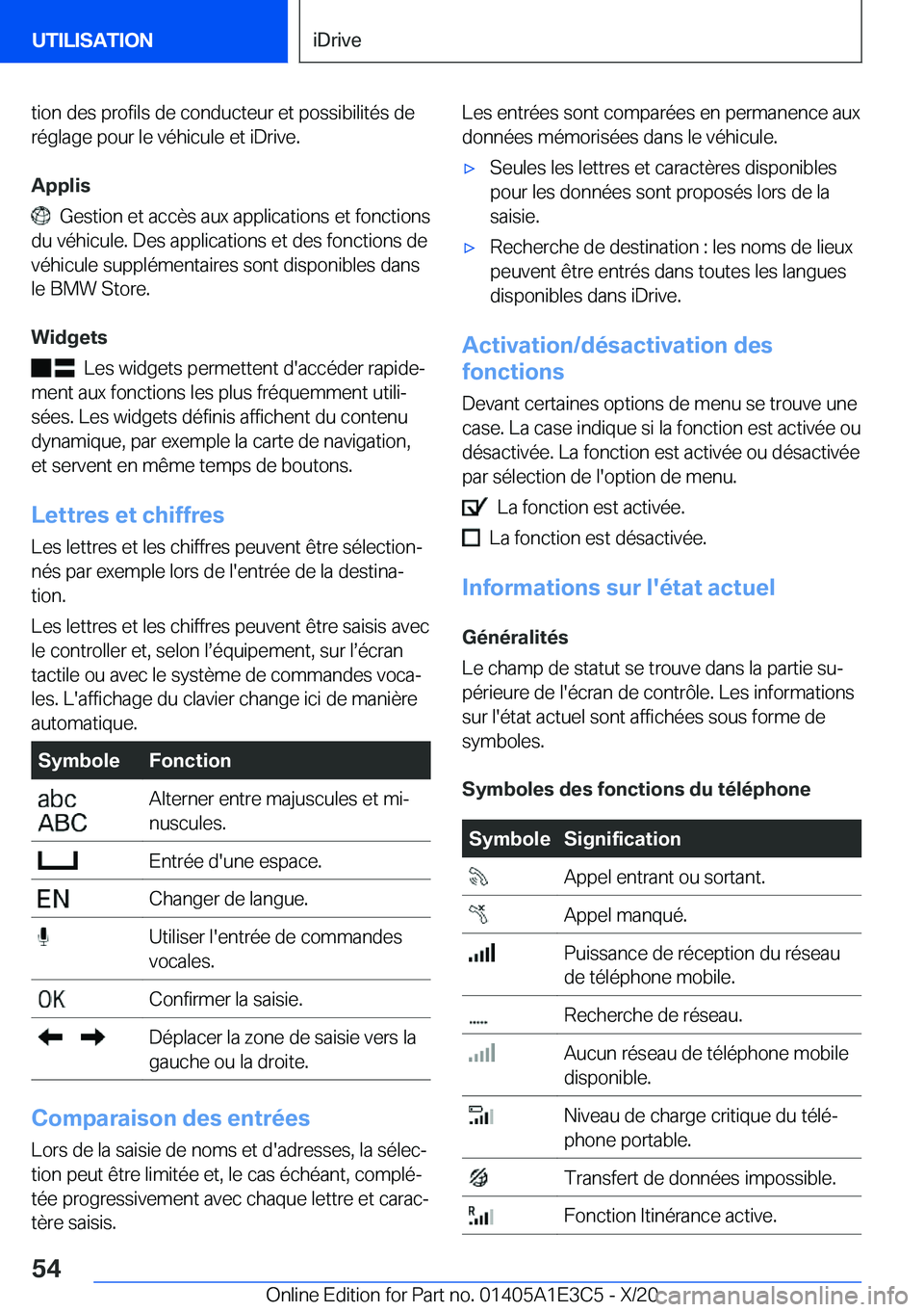 BMW M4 2021  Notices Demploi (in French) �t�i�o�n��d�e�s��p�r�o�f�i�l�s��d�e��c�o�n�d�u�c�t�e�u�r��e�t��p�o�s�s�i�b�i�l�i�t�é�s��d�e
�r�é�g�l�a�g�e��p�o�u�r��l�e��v�é�h�i�c�u�l�e��e�t��i�D�r�i�v�e�.
�A�p�p�l�i�s
���G�e�s�t�i