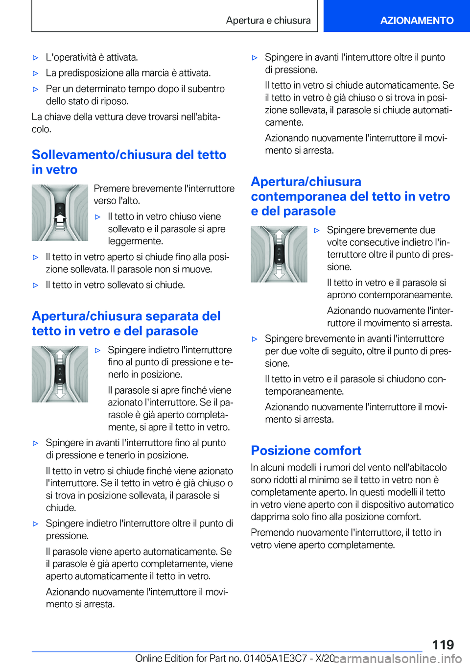 BMW M4 2021  Libretti Di Uso E manutenzione (in Italian) 'x�L�'�o�p�e�r�a�t�i�v�i�t�