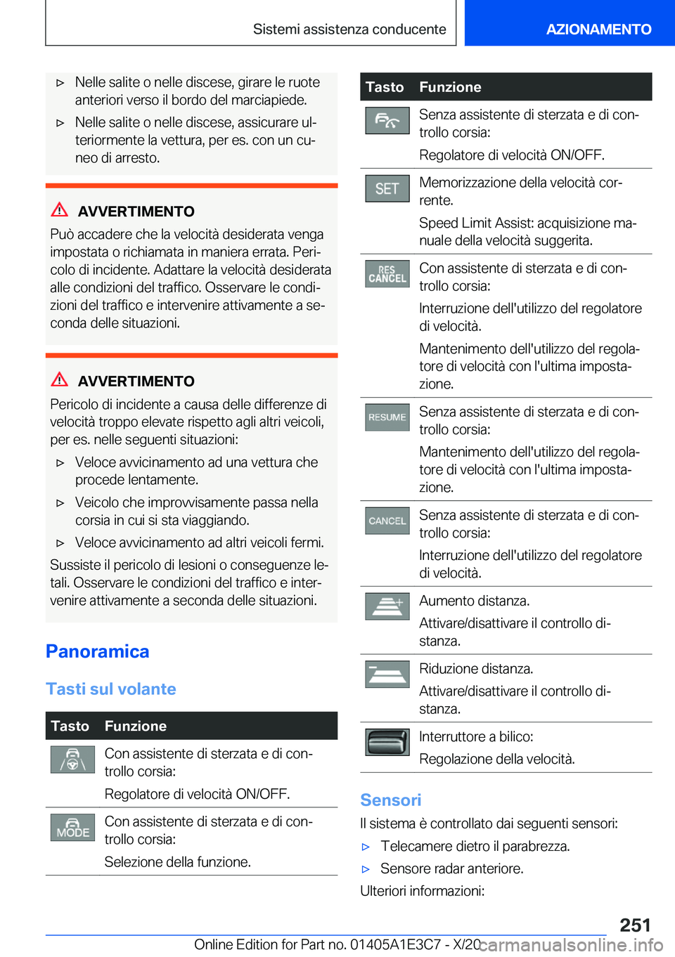 BMW M4 2021  Libretti Di Uso E manutenzione (in Italian) 'x�N�e�l�l�e��s�a�l�i�t�e��o��n�e�l�l�e��d�i�s�c�e�s�e�,��g�i�r�a�r�e��l�e��r�u�o�t�e�a�n�t�e�r�i�o�r�i��v�e�r�s�o��i�l��b�o�r�d�o��d�e�l��m�a�r�c�i�a�p�i�e�d�e�.'x�N�e�l�l�e��s�a