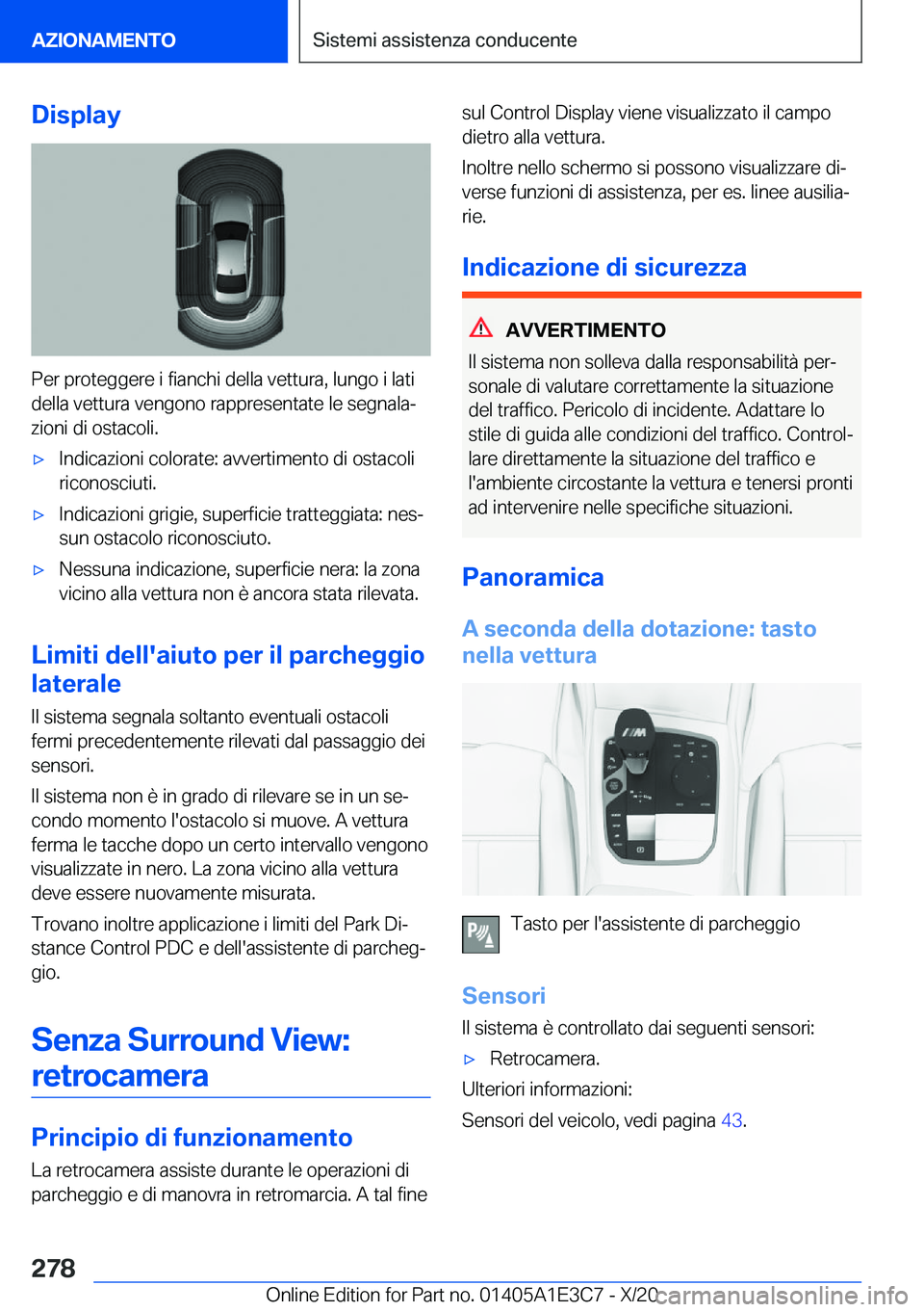 BMW M4 2021  Libretti Di Uso E manutenzione (in Italian) �D�i�s�p�l�a�y
�P�e�r��p�r�o�t�e�g�g�e�r�e��i��f�i�a�n�c�h�i��d�e�l�l�a��v�e�t�t�u�r�a�,��l�u�n�g�o��i��l�a�t�i�d�e�l�l�a��v�e�t�t�u�r�a��v�e�n�g�o�n�o��r�a�p�p�r�e�s�e�n�t�a�t�e��l�e��s�