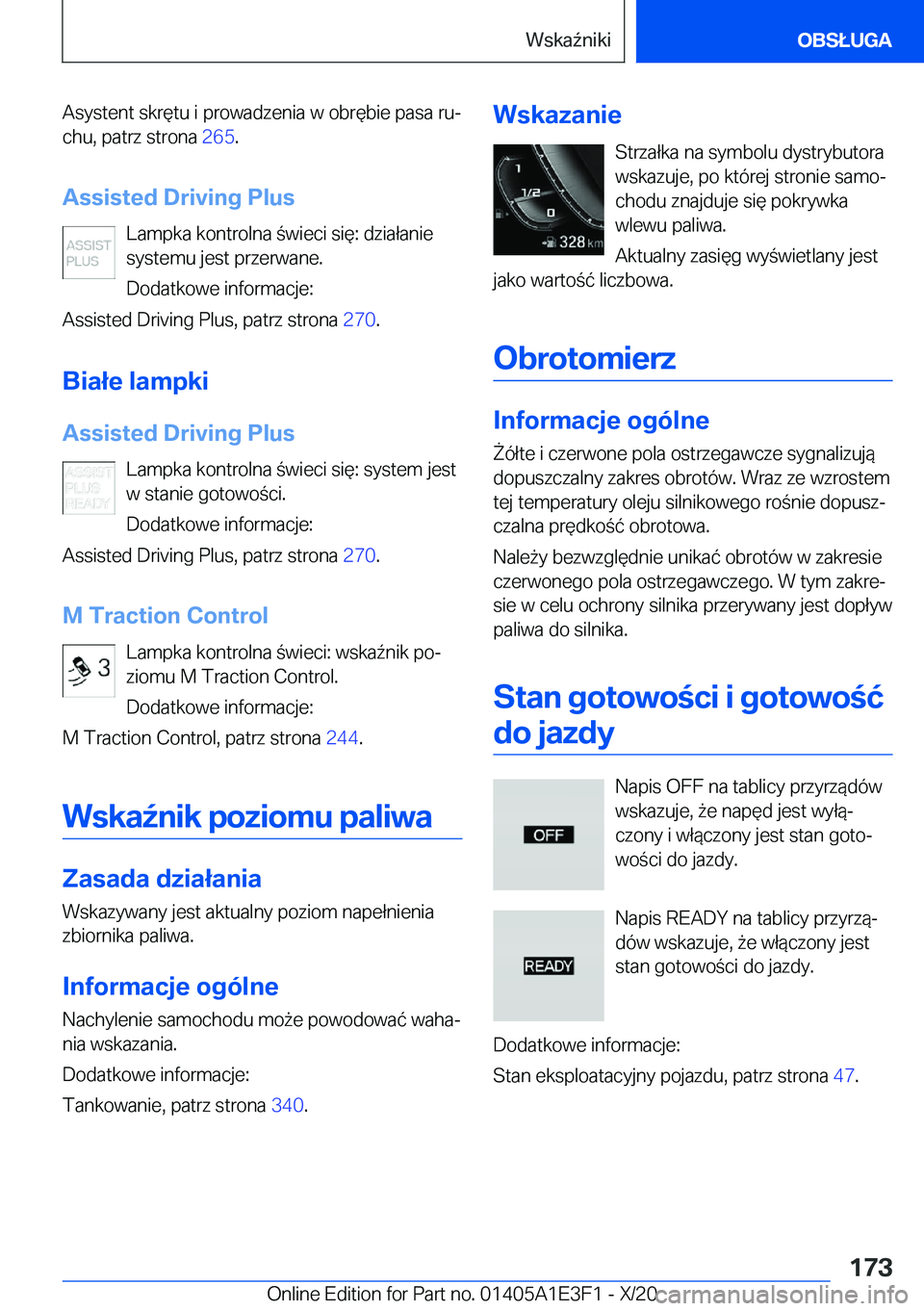 BMW M4 2021  Instrukcja obsługi (in Polish) �A�s�y�s�t�e�n�t��s�k�r�