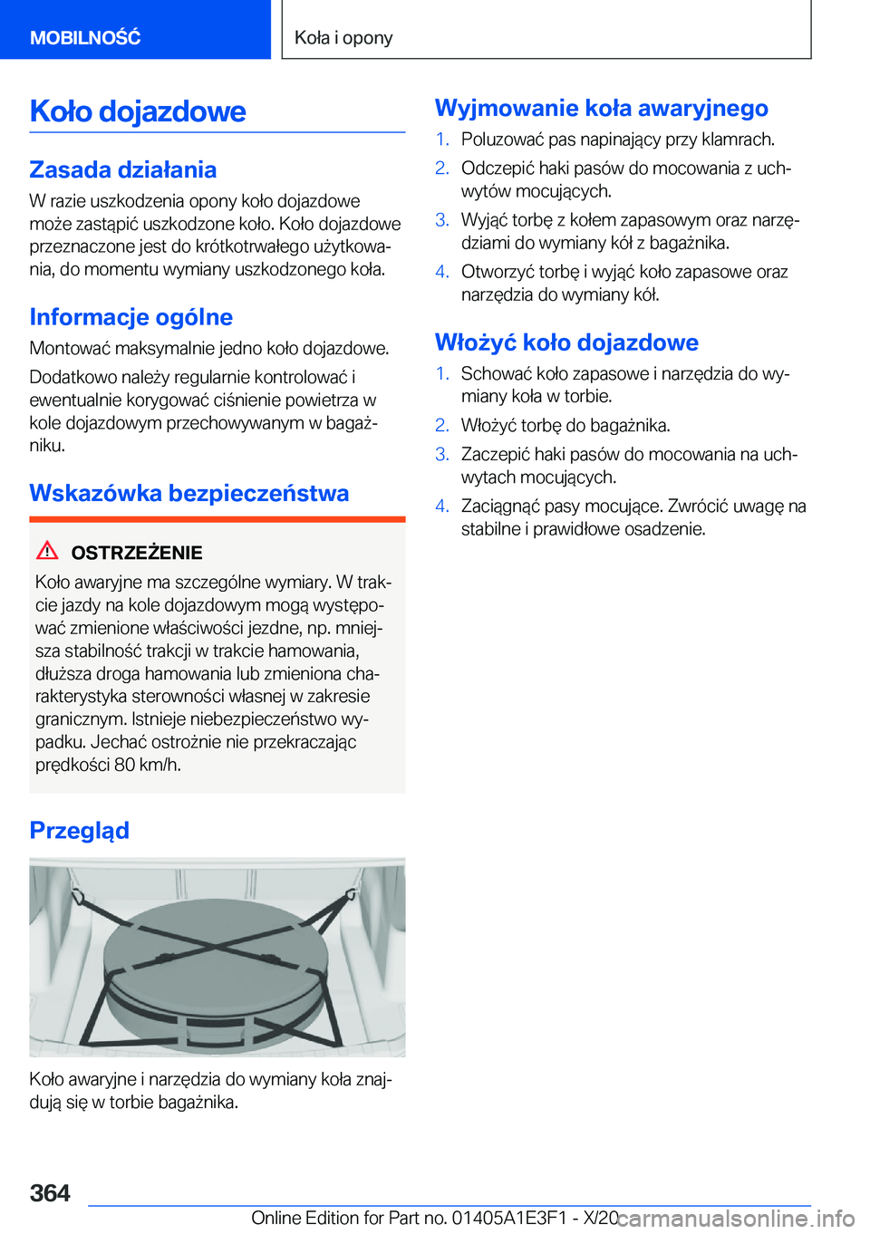 BMW M4 2021  Instrukcja obsługi (in Polish) �K�o�ł�o��d�o�j�a�z�d�o�w�e
�Z�a�s�a�d�a��d�z�i�a�ł�a�n�i�a
�W��r�a�z�i�e��u�s�z�k�o�d�z�e�n�i�a��o�p�o�n�y��k�o�ł�o��d�o�j�a�z�d�o�w�e
�m�o9�e��z�a�s�t�