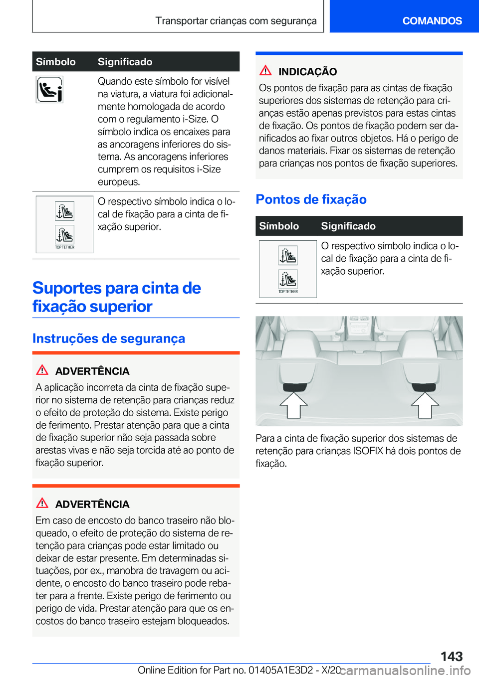 BMW M4 2021  Manual do condutor (in Portuguese) �S�