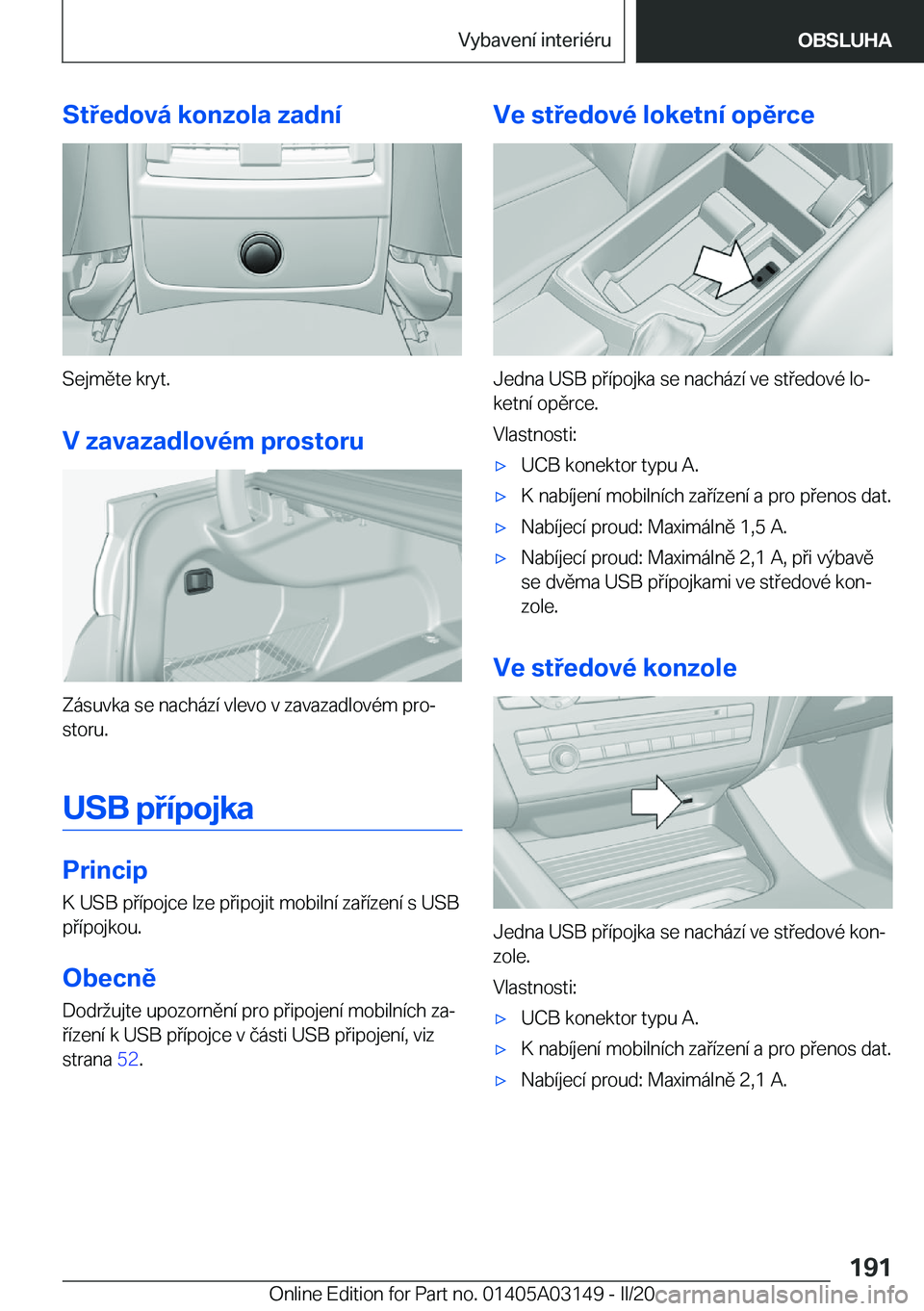 BMW M4 2020  Návod na použití (in Czech) �S�t�e�d�o�v�
