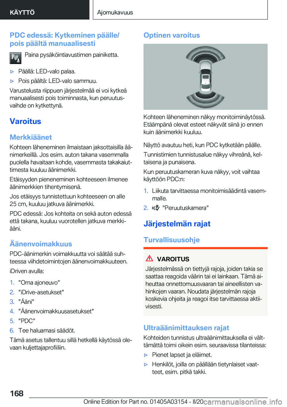 BMW M4 2020  Omistajan Käsikirja (in Finnish) �P�D�C��e�d�e�s�s�