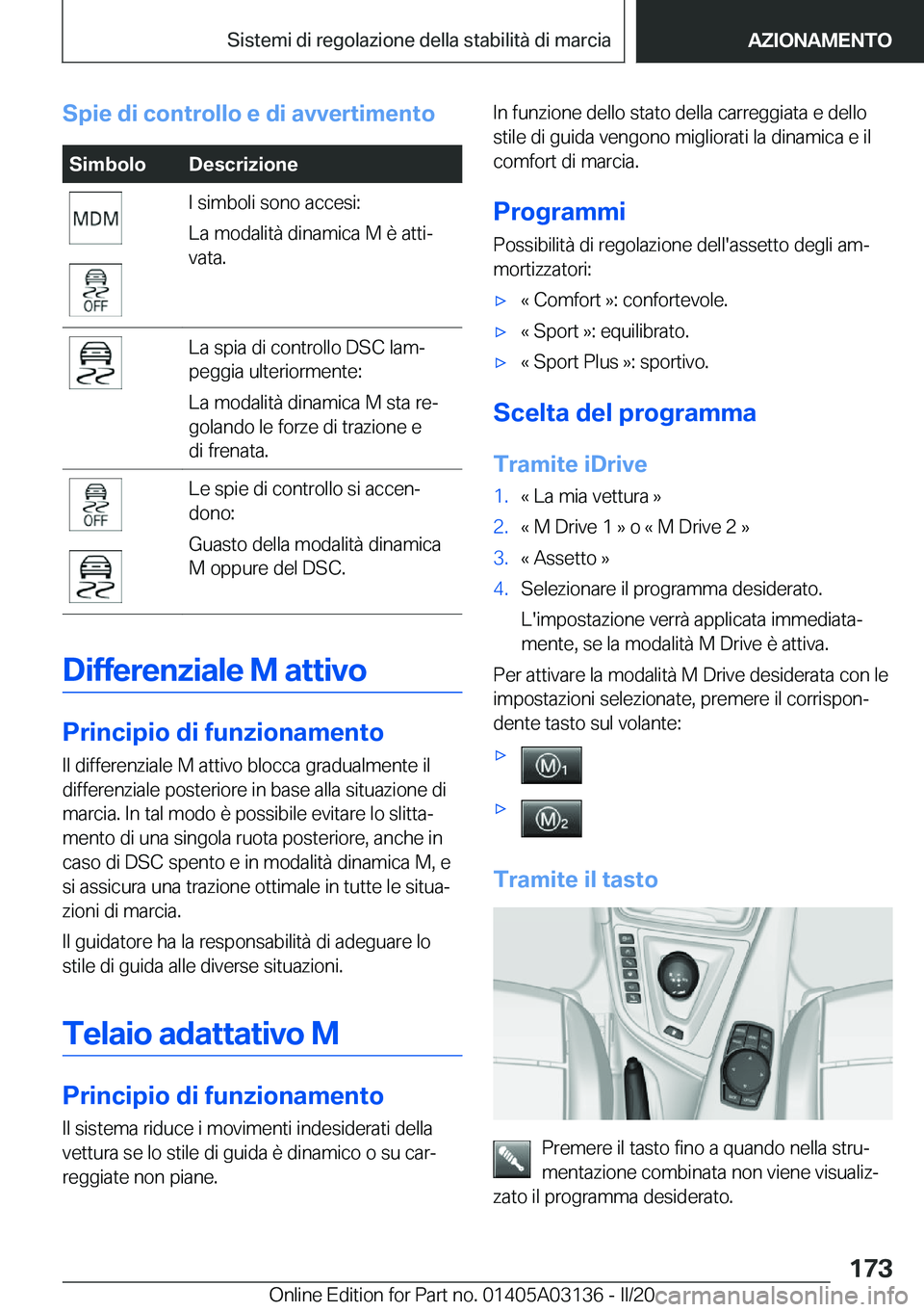 BMW M4 2020  Libretti Di Uso E manutenzione (in Italian) �S�p�i�e��d�i��c�o�n�t�r�o�l�l�o��e��d�i��a�v�v�e�r�t�i�m�e�n�t�o�S�i�m�b�o�l�o�D�e�s�c�r�i�z�i�o�n�e�I��s�i�m�b�o�l�i��s�o�n�o��a�c�c�e�s�i�:
�L�a��m�o�d�a�l�i�t�