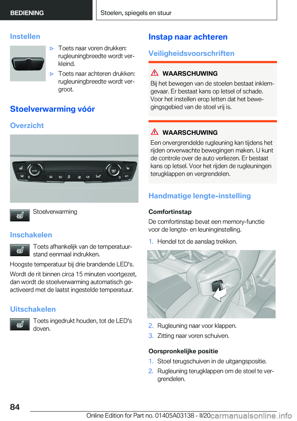 BMW M4 2020  Instructieboekjes (in Dutch) �I�n�s�t�e�l�l�e�n'x�T�o�e�t�s��n�a�a�r��v�o�r�e�n��d�r�u�k�k�e�n�:
�r�u�g�l�e�u�n�i�n�g�b�r�e�e�d�t�e��w�o�r�d�t��v�e�rj
�k�l�e�i�n�d�.'x�T�o�e�t�s��n�a�a�r��a�c�h�t�e�r�e�n��d�r�u�k