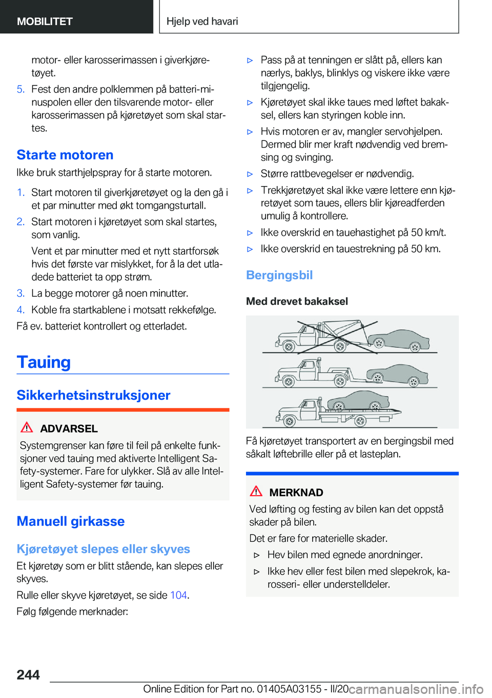BMW M4 2020  InstruksjonsbØker (in Norwegian) �m�o�t�o�r�-��e�l�l�e�r��k�a�r�o�s�s�e�r�i�m�a�s�s�e�n��i��g�i�v�e�r�k�j�