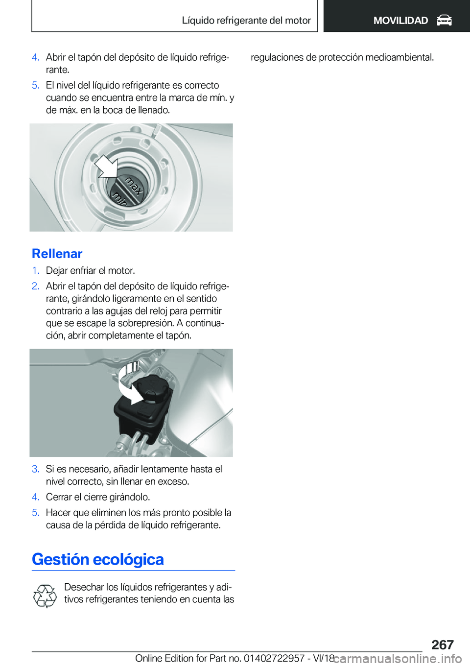 BMW M4 2019  Manuales de Empleo (in Spanish) �4�.�A�b�r�i�r��e�l��t�a�p�