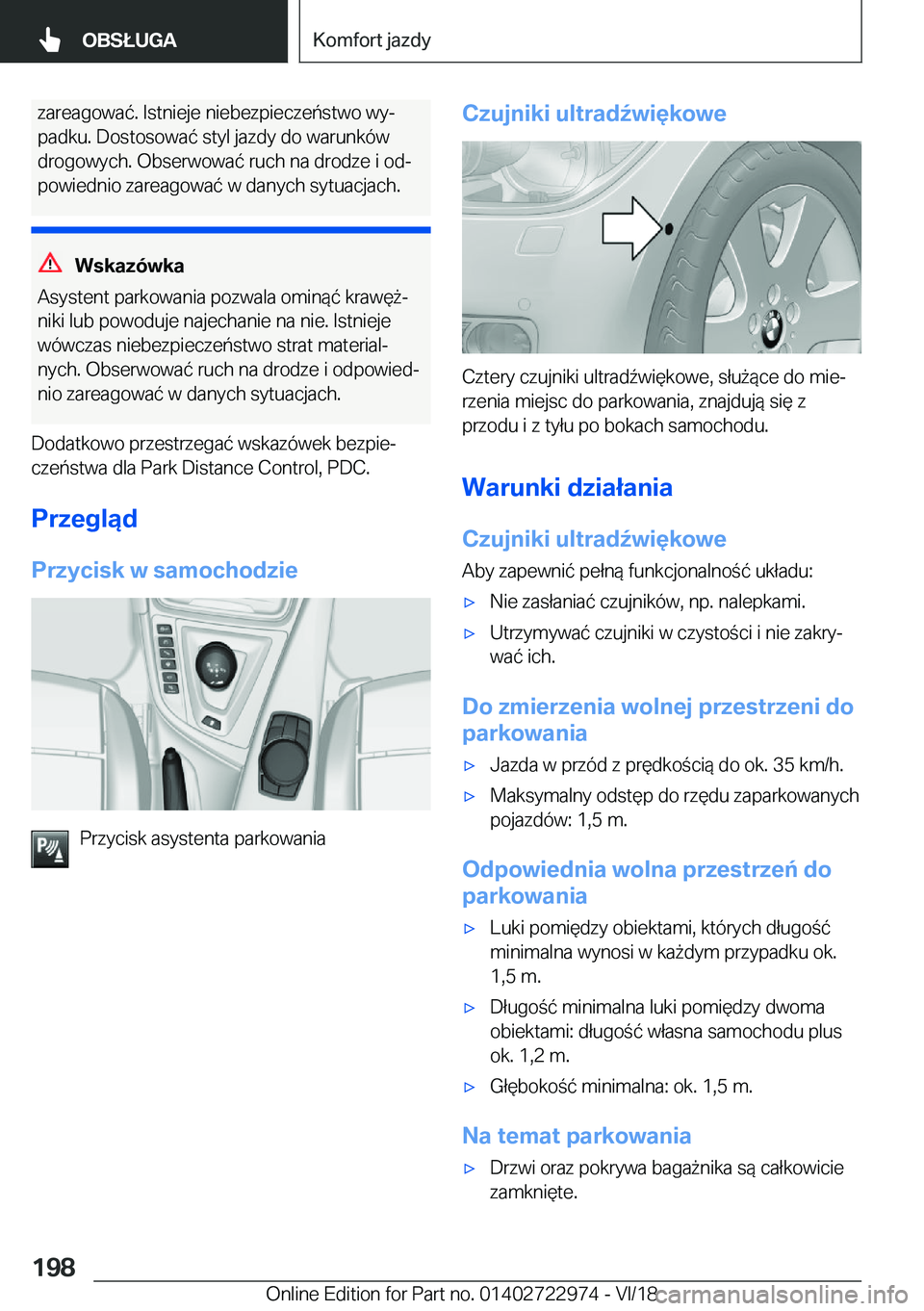 BMW M4 2019  Instrukcja obsługi (in Polish) �z�a�r�e�a�g�o�w�a�