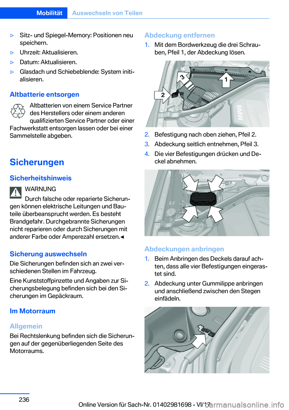 BMW M4 2018  Betriebsanleitungen (in German) 'y�S�i�t�z�-� �u�n�d� �S�p�i�e�g�e�l�-�M�e�m�o�r�y�:� �P�o�s�i�t�i�o�n�e�n� �n�e�u
�s�p�e�i�c�h�e�r�n�.'y�U�h�r�z�e�i�t�:� �A�k�t�u�a�l�i�s�i�e�r�e�n�.'y�D�a�t�u�m�:� �A�k�t�u�a�l�i�s�i�e�
