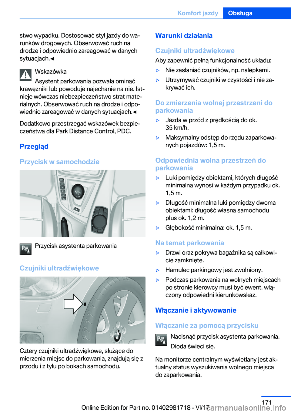 BMW M4 2018  Instrukcja obsługi (in Polish) �s�t�w�o� �w�y�p�a�d�k�u�.� �D�o�s�t�o�s�o�w�a�