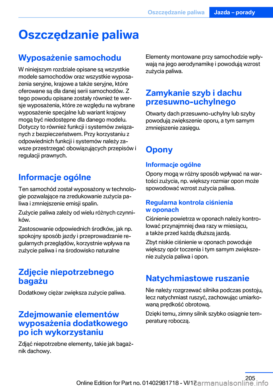 BMW M4 2018  Instrukcja obsługi (in Polish) �O�s�z�c�z�