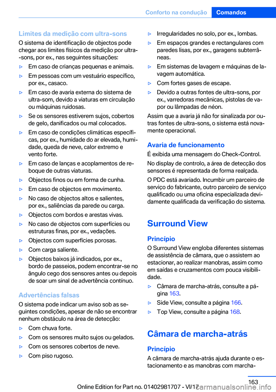 BMW M4 2018  Manual do condutor (in Portuguese) �L�i�m�i�t�e�s��d�a��m�e�d�i�