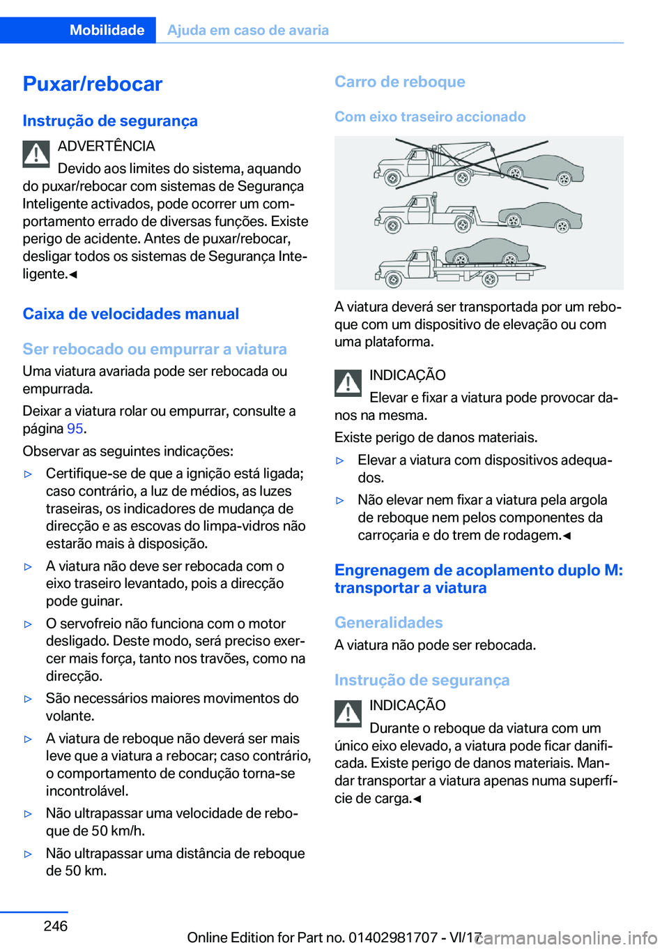 BMW M4 2018  Manual do condutor (in Portuguese) �P�u�x�a�r�/�r�e�b�o�c�a�r�I�n�s�t�r�u�