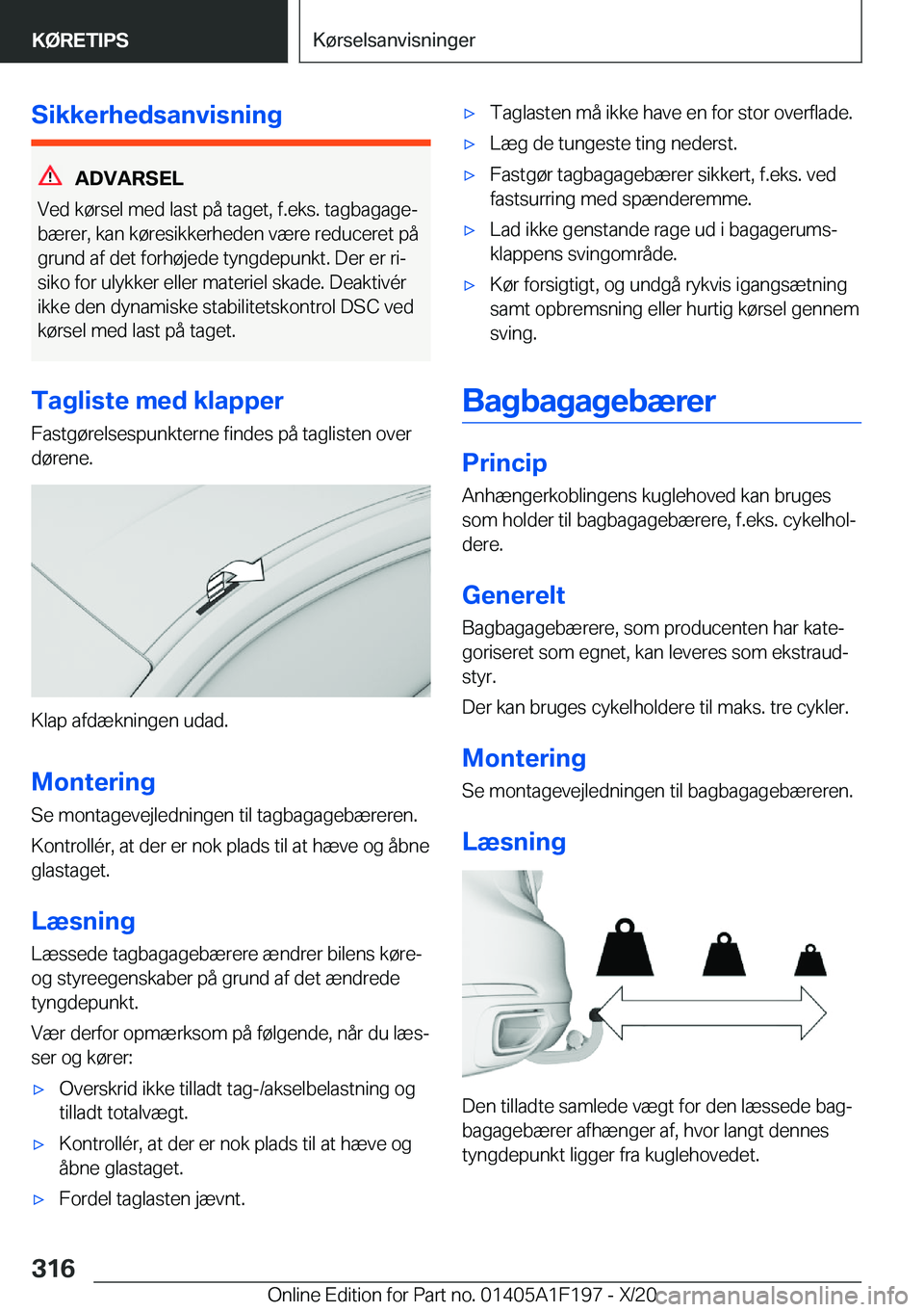 BMW M5 2021  InstruktionsbØger (in Danish) �S�i�k�k�e�r�h�e�d�s�a�n�v�i�s�n�i�n�g
�A�D�V�A�R�S�E�L
�V�e�d��k�