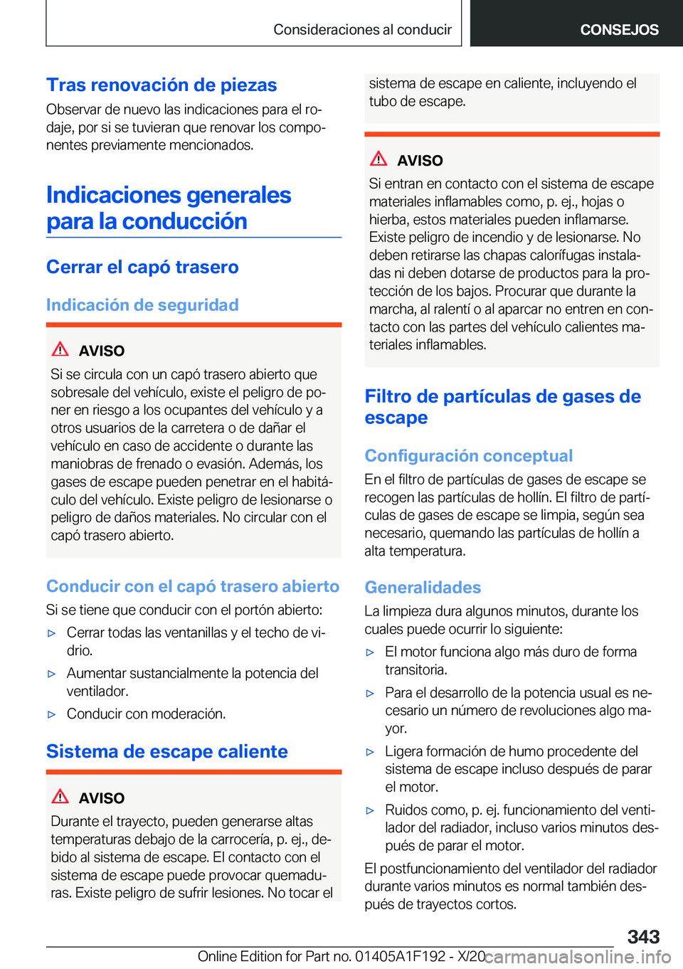 BMW M5 2021  Manuales de Empleo (in Spanish) �T�r�a�s��r�e�n�o�v�a�c�i�