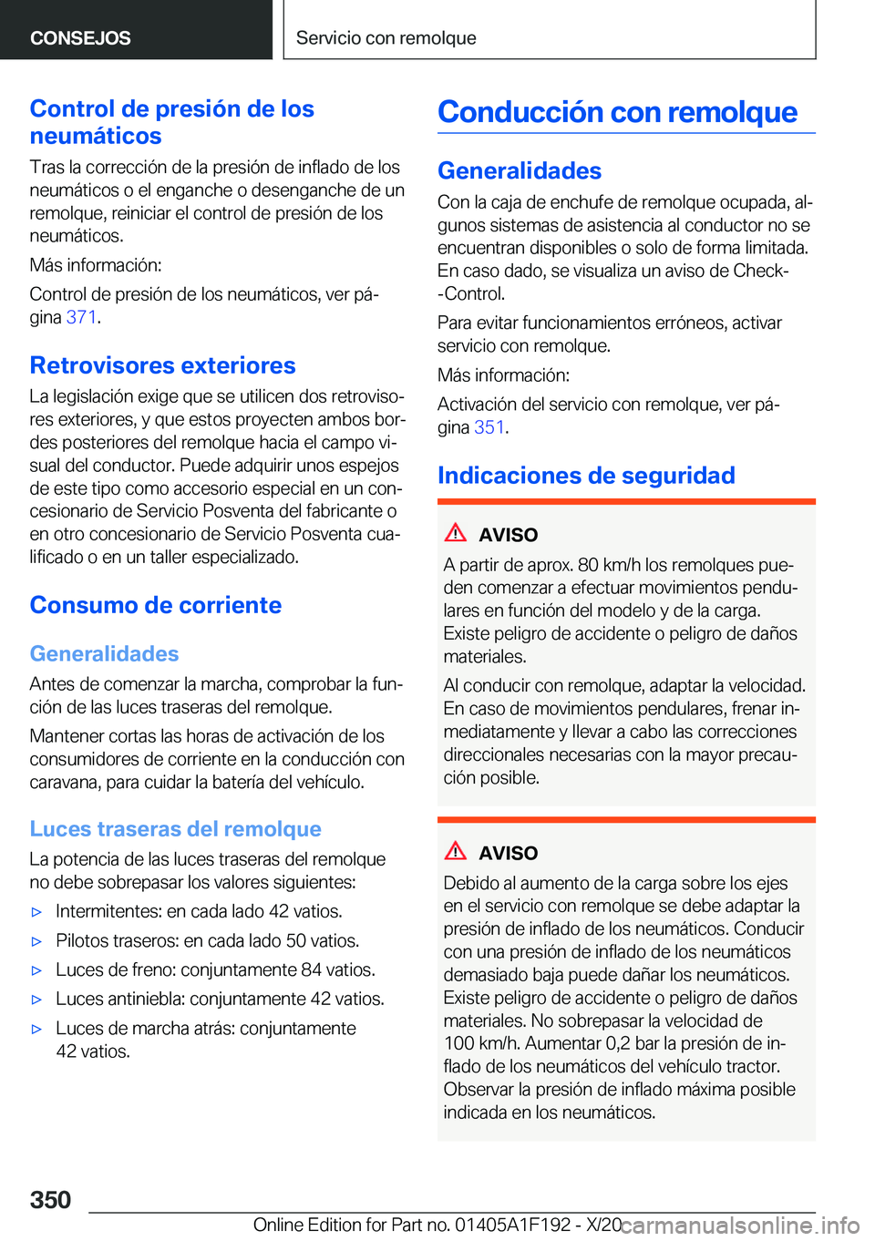 BMW M5 2021  Manuales de Empleo (in Spanish) �C�o�n�t�r�o�l��d�e��p�r�e�s�i�