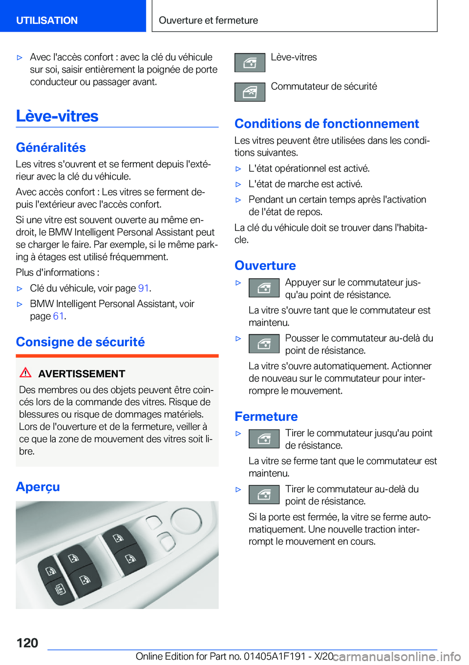BMW M5 2021  Notices Demploi (in French) 'x�A�v�e�c��l�'�a�c�c�è�s��c�o�n�f�o�r�t��:��a�v�e�c��l�a��c�l�é��d�u��v�é�h�i�c�u�l�e�s�u�r��s�o�i�,��s�a�i�s�i�r��e�n�t�i�è�r�e�m�e�n�t��l�a��p�o�i�g�n�é�e��d�e��p�o�r�t�