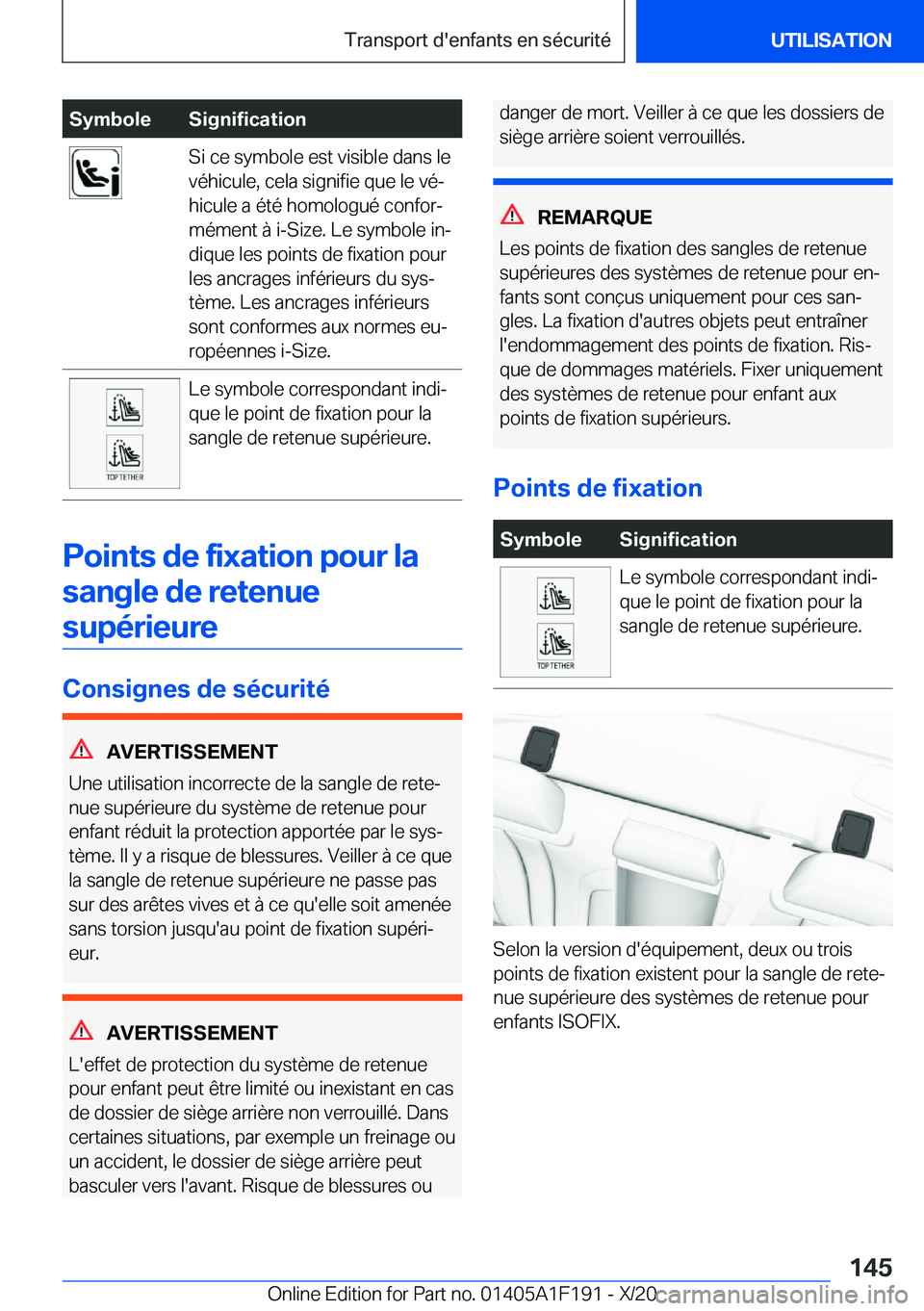 BMW M5 2021  Notices Demploi (in French) �S�y�m�b�o�l�e�S�i�g�n�i�f�i�c�a�t�i�o�n�S�i��c�e��s�y�m�b�o�l�e��e�s�t��v�i�s�i�b�l�e��d�a�n�s��l�e
�v�é�h�i�c�u�l�e�,��c�e�l�a��s�i�g�n�i�f�i�e��q�u�e��l�e��v�éj
�h�i�c�u�l�e��a��é�