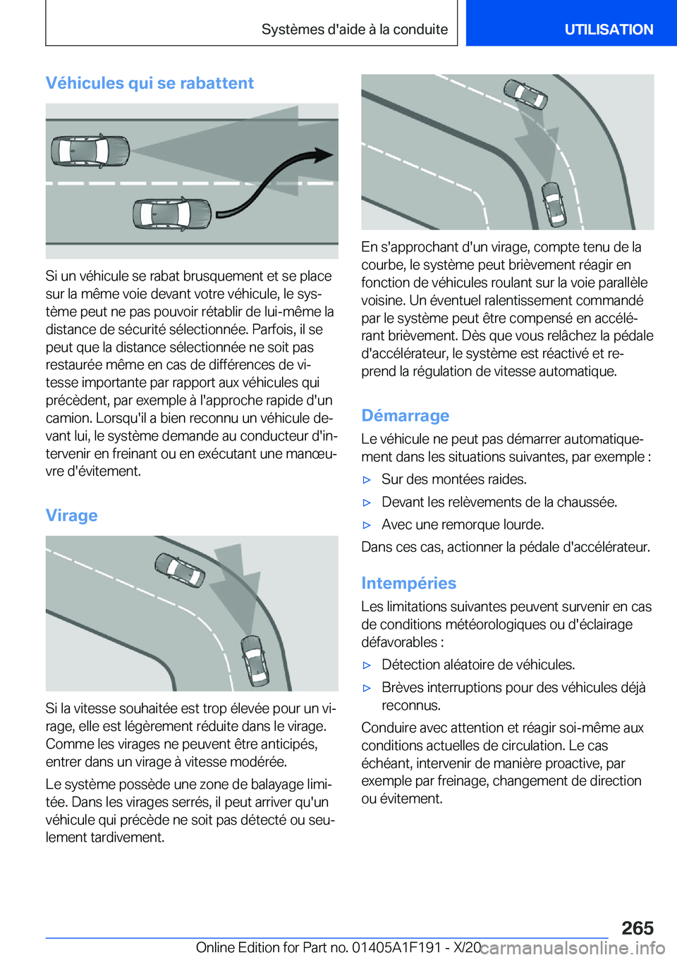 BMW M5 2021  Notices Demploi (in French) �V�é�h�i�c�u�l�e�s��q�u�i��s�e��r�a�b�a�t�t�e�n�t
�S�i��u�n��v�é�h�i�c�u�l�e��s�e��r�a�b�a�t��b�r�u�s�q�u�e�m�e�n�t��e�t��s�e��p�l�a�c�e
�s�u�r��l�a��m�ê�m�e��v�o�i�e��d�e�v�a�n�t��