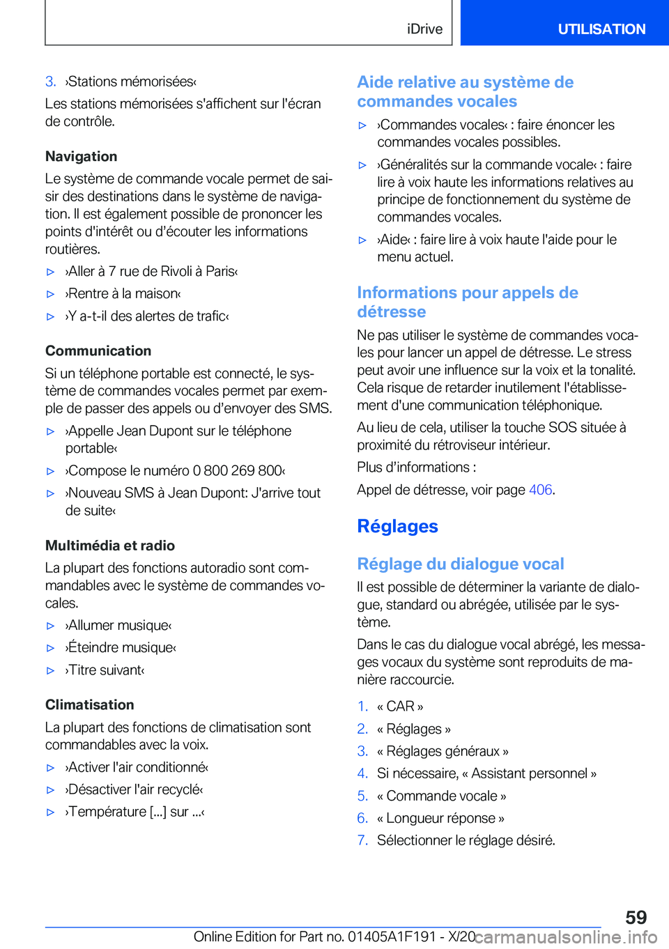 BMW M5 2021  Notices Demploi (in French) �3�.