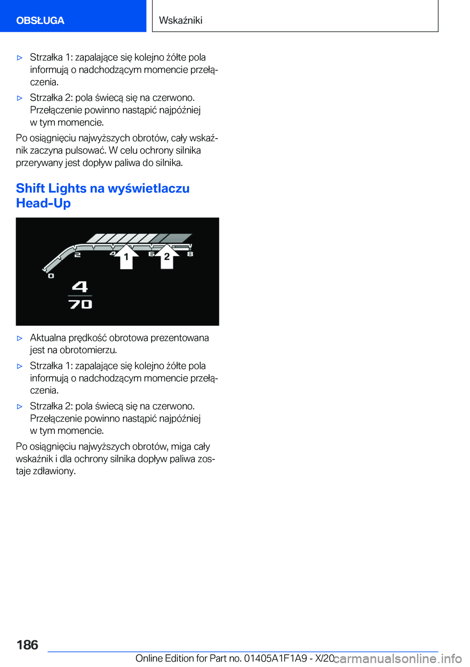 BMW M5 2021  Instrukcja obsługi (in Polish) 'x�S�t�r�z�a�ł�k�a��1�:��z�a�p�a�l�a�j�