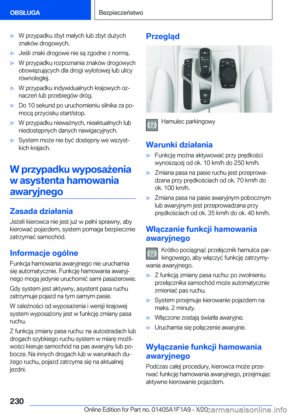 BMW M5 2021  Instrukcja obsługi (in Polish) 'x�W��p�r�z�y�p�a�d�k�u��z�b�y�t��m�a�ł�y�c�h��l�u�b��z�b�y�t��d�u9�y�c�h
�z�n�a�k�