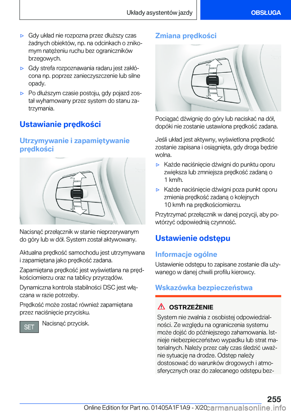 BMW M5 2021  Instrukcja obsługi (in Polish) 'x�G�d�y��u�k�ł�a�d��n�i�e��r�o�z�p�o�z�n�a��p�r�z�e�z��d�ł�u9�s�z�y��c�z�a�s
9�a�d�n�y�c�h��o�b�i�e�k�t�