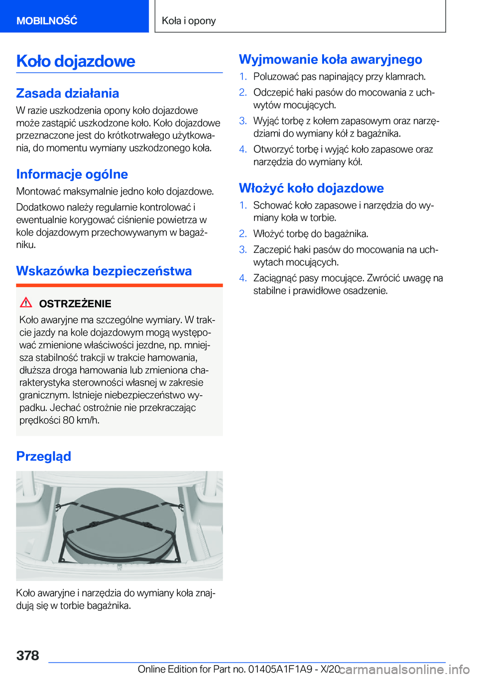 BMW M5 2021  Instrukcja obsługi (in Polish) �K�o�ł�o��d�o�j�a�z�d�o�w�e
�Z�a�s�a�d�a��d�z�i�a�ł�a�n�i�a
�W��r�a�z�i�e��u�s�z�k�o�d�z�e�n�i�a��o�p�o�n�y��k�o�ł�o��d�o�j�a�z�d�o�w�e
�m�o9�e��z�a�s�t�