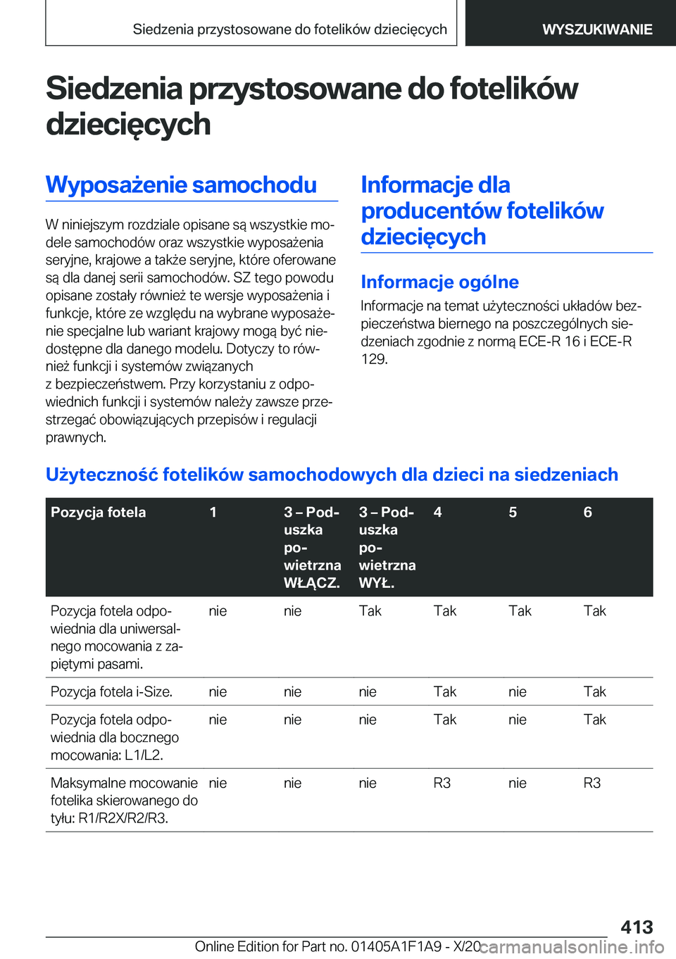 BMW M5 2021  Instrukcja obsługi (in Polish) �S�i�e�d�z�e�n�i�a��p�r�z�y�s�t�o�s�o�w�a�n�e��d�o��f�o�t�e�l�i�k�