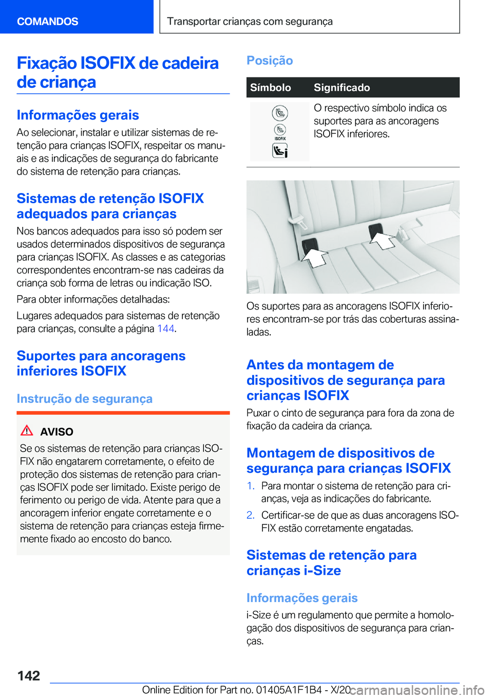 BMW M5 2021  Manual do condutor (in Portuguese) �F�i�x�a�