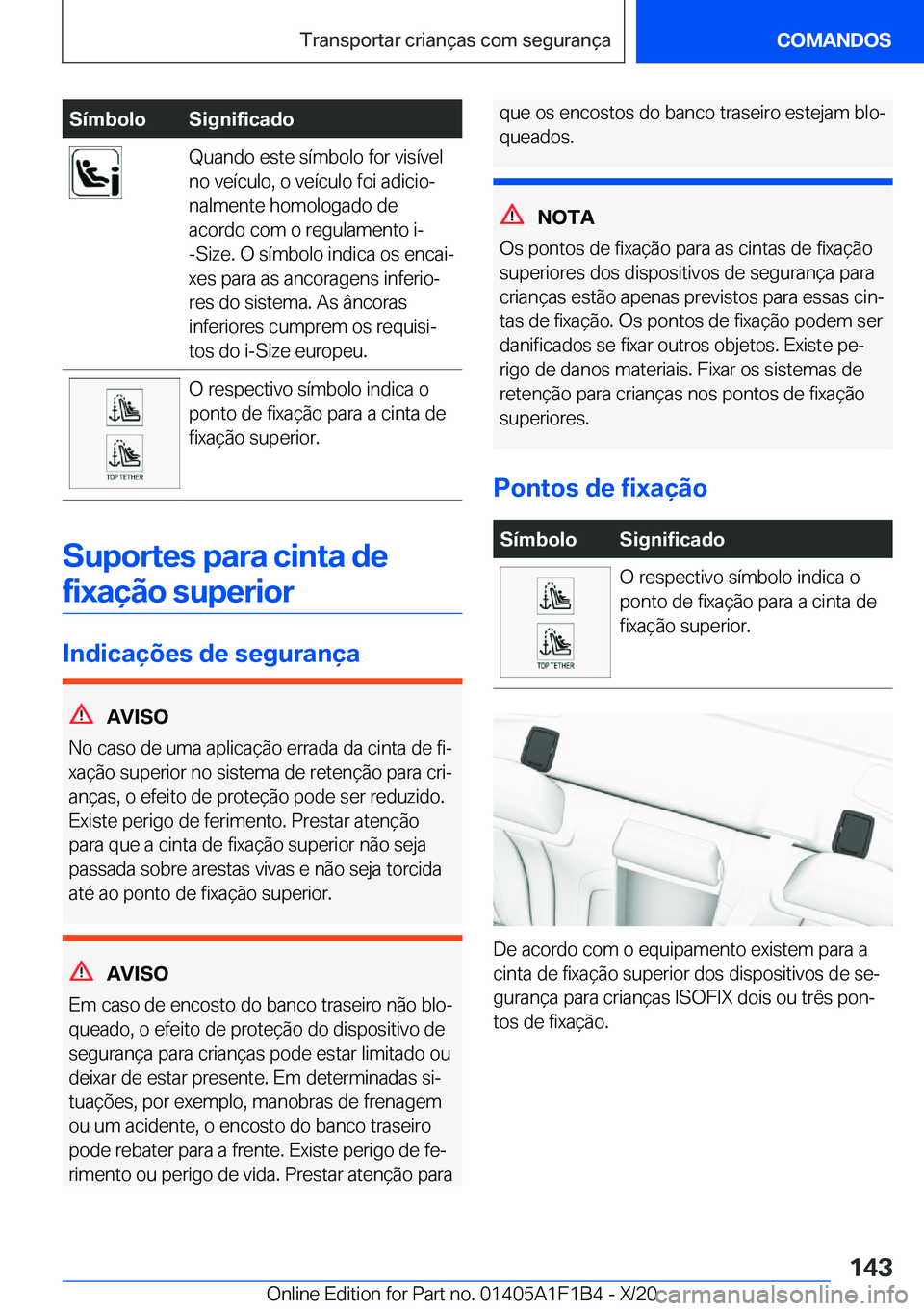 BMW M5 2021  Manual do condutor (in Portuguese) �S�